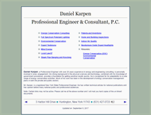 Tablet Screenshot of danielkarpen.com